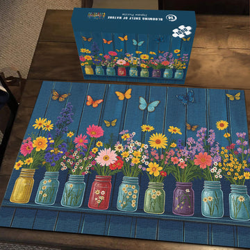 Blooming Shelf of Nature Jigsaw Puzzle 1000 Pieces